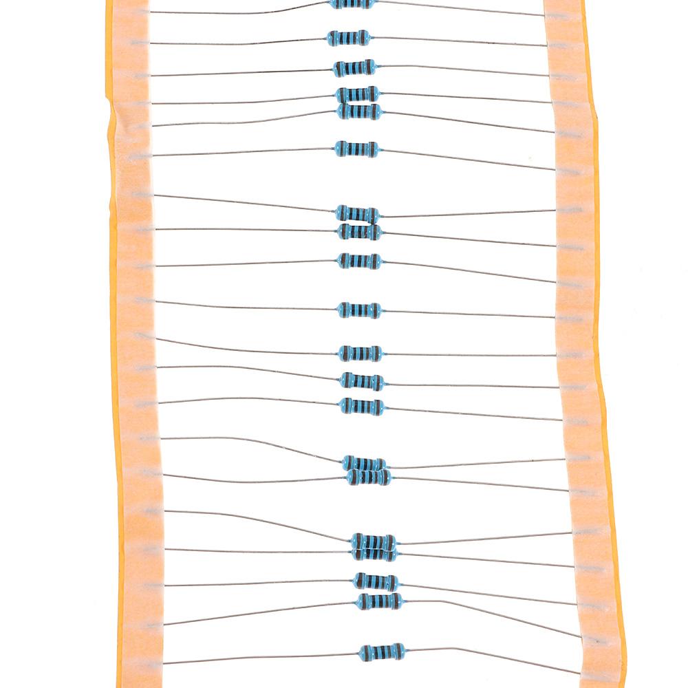 100PCS 1000 Ohm 1k Ohm Resistor High-precision 1/4W Resistors Metal Film Resistor Electronics