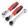 LiTuiLi Mini 1/4" Ratchet Wrench Double Ended Quick Hex Torque Spanner Set Rod Screwdriver Bit Tool Socket Ratchet Handle Wrench
