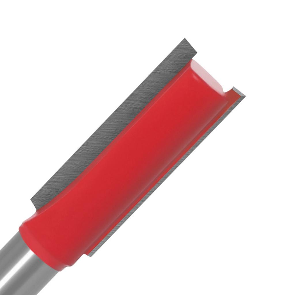 7 шт. Фрезерная фреза заподлицо Прямая 2-зубая Карбидная для деревообработки Пазование