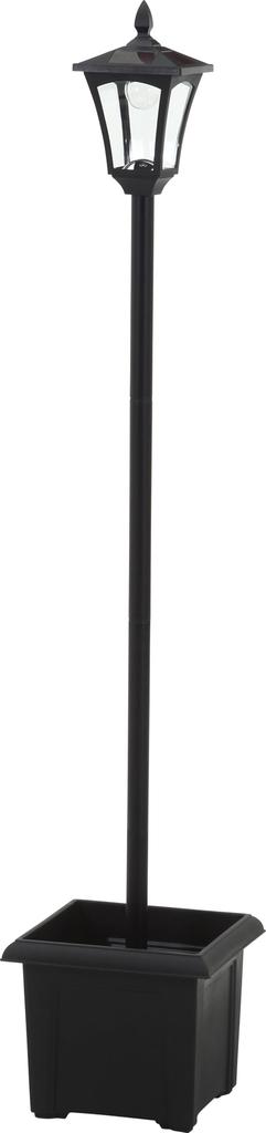 Fuji Boeki Solar Outdoor Garden Light, Single LED with Planter, Approximate 6-8 Hours of Light, Solar Charging, 37cm Wide X 37cm Deep X 176cm High,