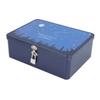 Retro Tinplate Storage Box Large Capacity Multifunctional Portable Vintage Metal Storage Container for Money Gift