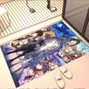 Genshin Impact Print Rug, Washable Floor Carpet, For Entryway Dorm Laundry Room Office Study, Home Decor Birthday Christmas Gift