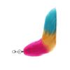 Faux Furs Foxes Tail Keychain Cosplays Toy Handbag Accessorie Bag Keyring Hook Pendant Charm Furs Car Keychain Gifts