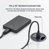 U3-095-HUB04 Настольный USB-концентратор на 2xCard Reader+USB-C+2xUSB 3.0+разветвитель для наушников, док-станция
