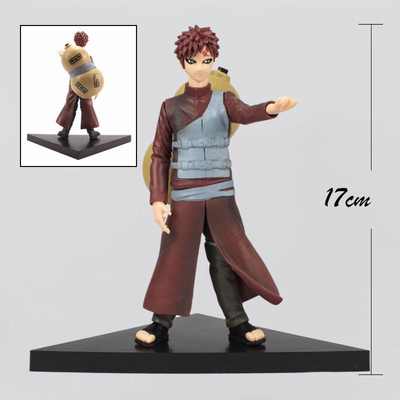 BANDAI 17см Аниме Наруто Ураганные Хроники Гаара Стоящая сцена модель игрушка кукла коллекция Наруто настольные украшения Фигурка Действия ПВХ