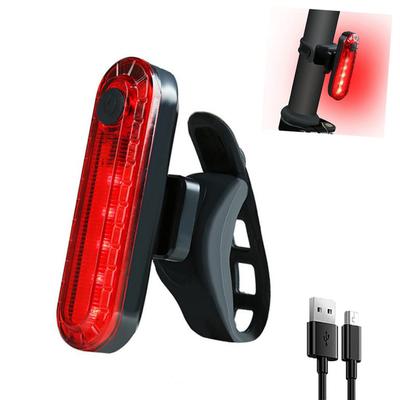 Светодиодный задний фонарь для велосипеда с USB-подзарядкой, яркий задний фонарь для велосипеда, мигающий фонарик для безопасности во время езды на велосипеде, 4 режима освещения