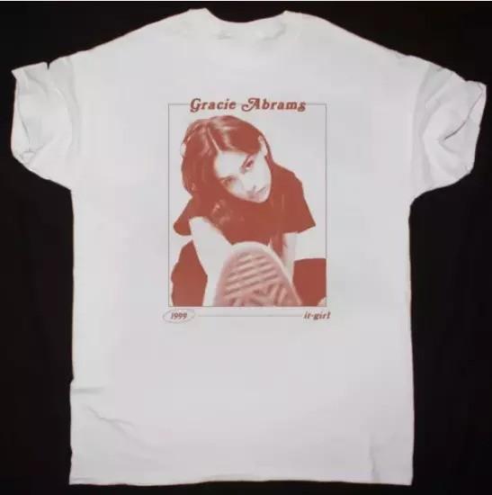 Музыкальная белая футболка Gracie Abrams Хлопок Унисекс S-5XL