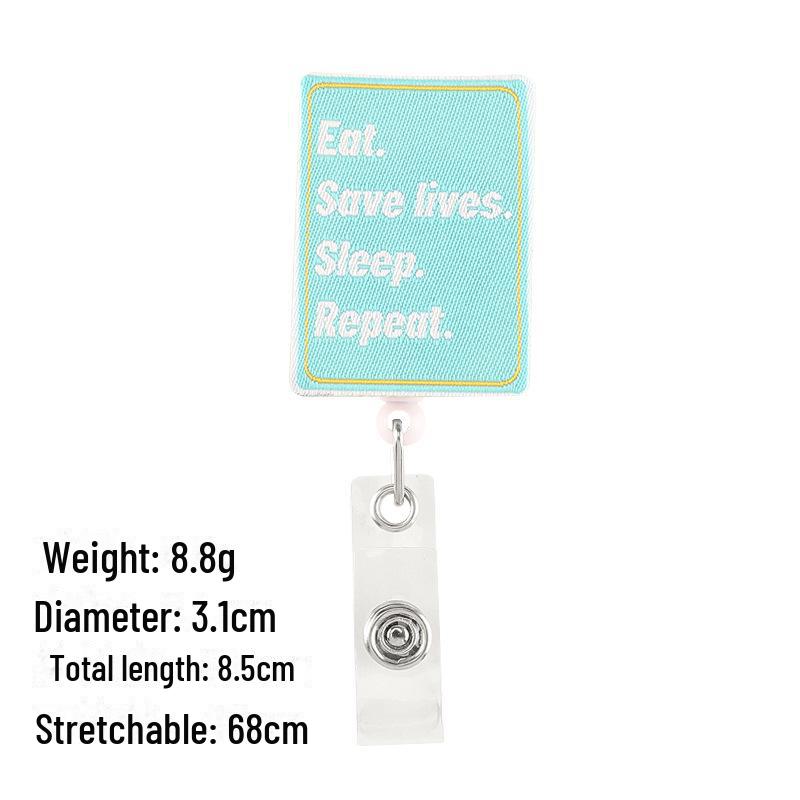 Вышитый бейдж и нашивка на одежду - легко вытягиваемая пряжка для врачей и медсестер