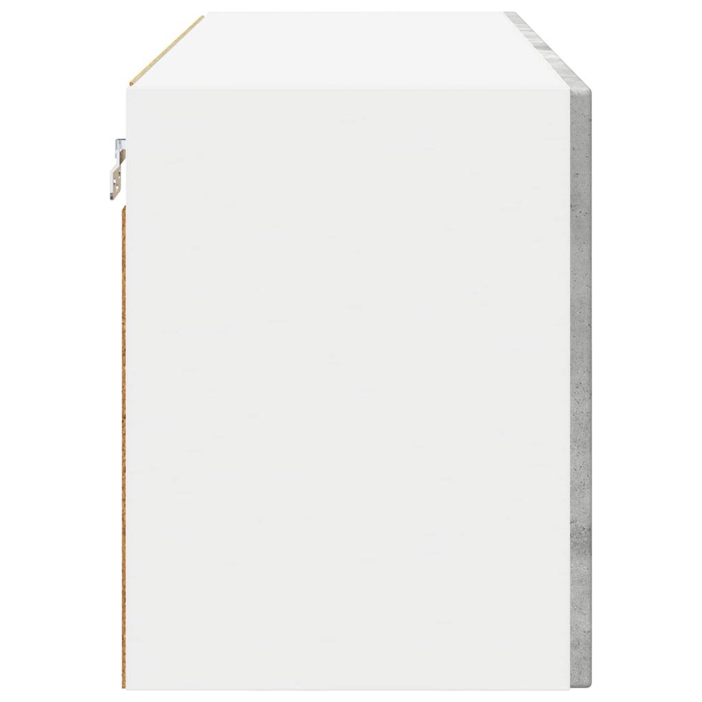 Wall Cabinet PORTO Concrete Grey 80 x 31 x 40 cm Engineered Wood