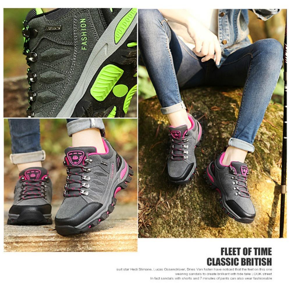 Женские уличные высокие кроссовки Походные ботинки Уличная походная обувь Повседневные кроссовки