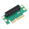 PCI Express 4X Riser Card Professional 90 Degree Adapter Card PCIe 4X Extension Card for 1U 2U Small Computer and