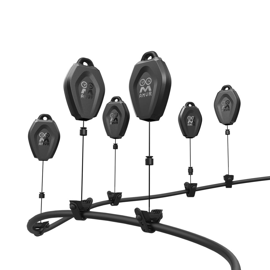 AMVR VR Cable Management for Quest 2 Vive Cable Management Set of 6 for Vive Reverb Accessories Ceiling Hook Hanging Lower Cable Management System