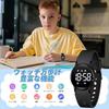 Digital watch boys children activity tracker kids girls 5ATM waterproof rechargeable sports pedometer distance alarm clock date day display stopwatch