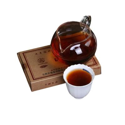 Ba Jiao Ting Классический Кирпичный Пуэр Спелый Чай Пуэр Мэнхай Арбор 250g/8.8oz