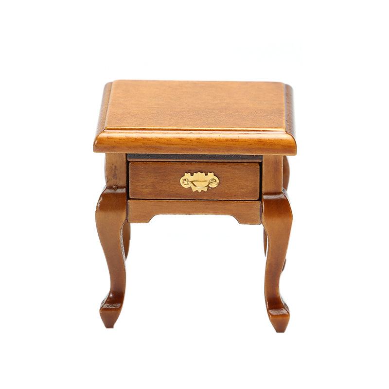 Мебель для кукольного домика Сделай сам Деревянный шкаф Тумба под телевизор Комод Прикроватная тумбочка Миниатюрное украшение Модель