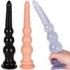 Супер Длинные Тыквенные Шарики Анальная Пробка Мягкий Анальный Массажер Мастурбатор Устройство SM Хризантема Анальный Расширитель Секс Игрушки