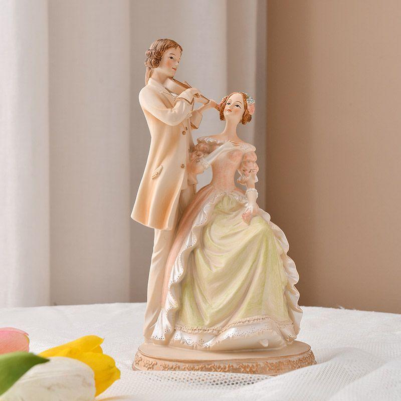Европейская викторианская статуэтка красоты девушки из смолы - Идеально подходит для дома, гостиной, рабочего стола, шкафа и украшения магазина, Изысканная
