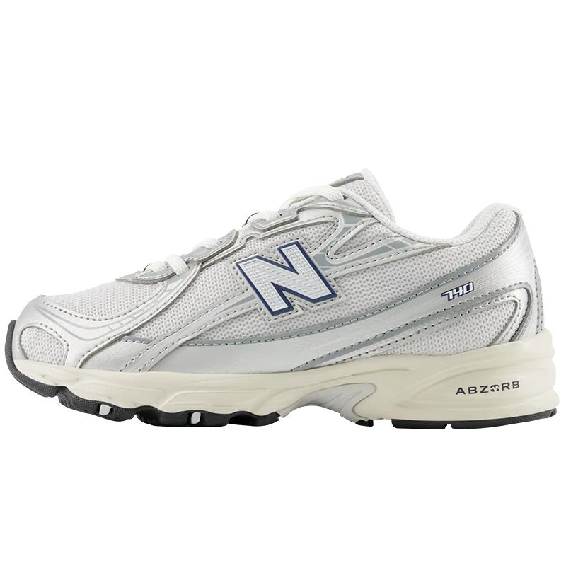 New Balance Детские ретро-кроссовки в стиле пэчворк 740