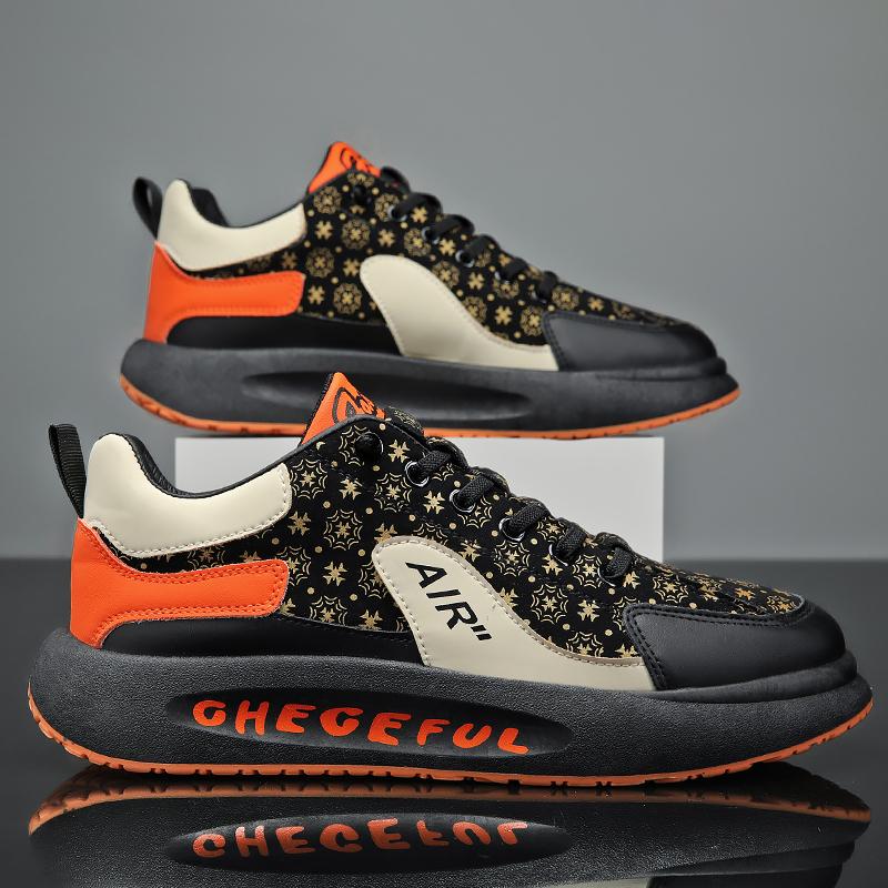 Модные мужские туфли кожаные повседневные новые мужские кроссовки для прогулок модные беговые роскошные дизайнерские теннисные туфли на плоской подошве студенческие туфли