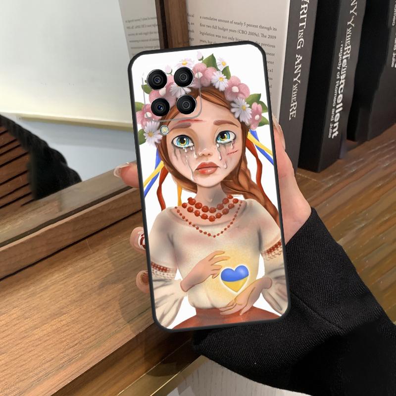 Чехол для девушки Украины для Samsung Galaxy M31 M21 M11 M20 M23 M54 M14 M34 M13 M52 M32 M12 M16 M36 M56 M15 M55