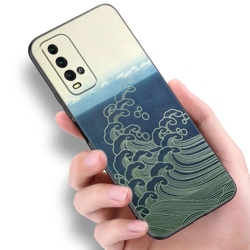 Чехол для телефона Japan Wave Anime Dragon для Xiaomi Redmi Note 5 6 9T K20 K40 K50 Pro 7A 8A 9A 9C 9i 10A 10C A1 S2 TPU черный чехол