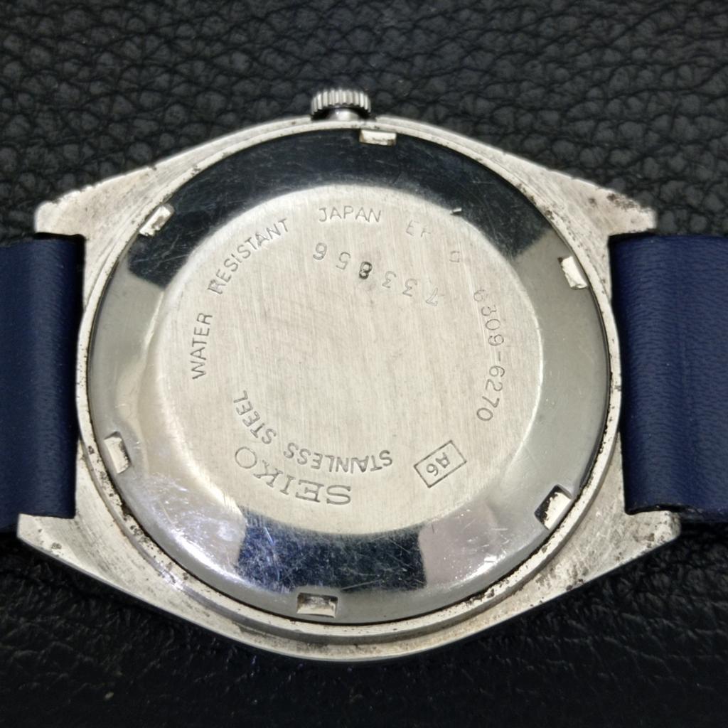 ВИНТАЖНЫЕ МУЖСКИЕ ЧАСЫ SEIKO 5 AUTOMATIC 6309A ЯПОНИЯ ЦВЕТ НЕБЕСНО-ГОЛУБОЙ ЦИФЕРБЛАТ a500835-5