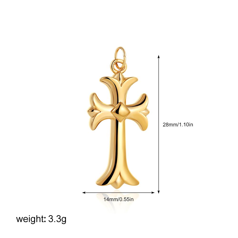 Dainty Sun Moon Star Cross Evil Eyes Multi-Symbol Pendant Necklace 18k Gold Plated Charms Birthstone Dainty DIY Zircon Gifts