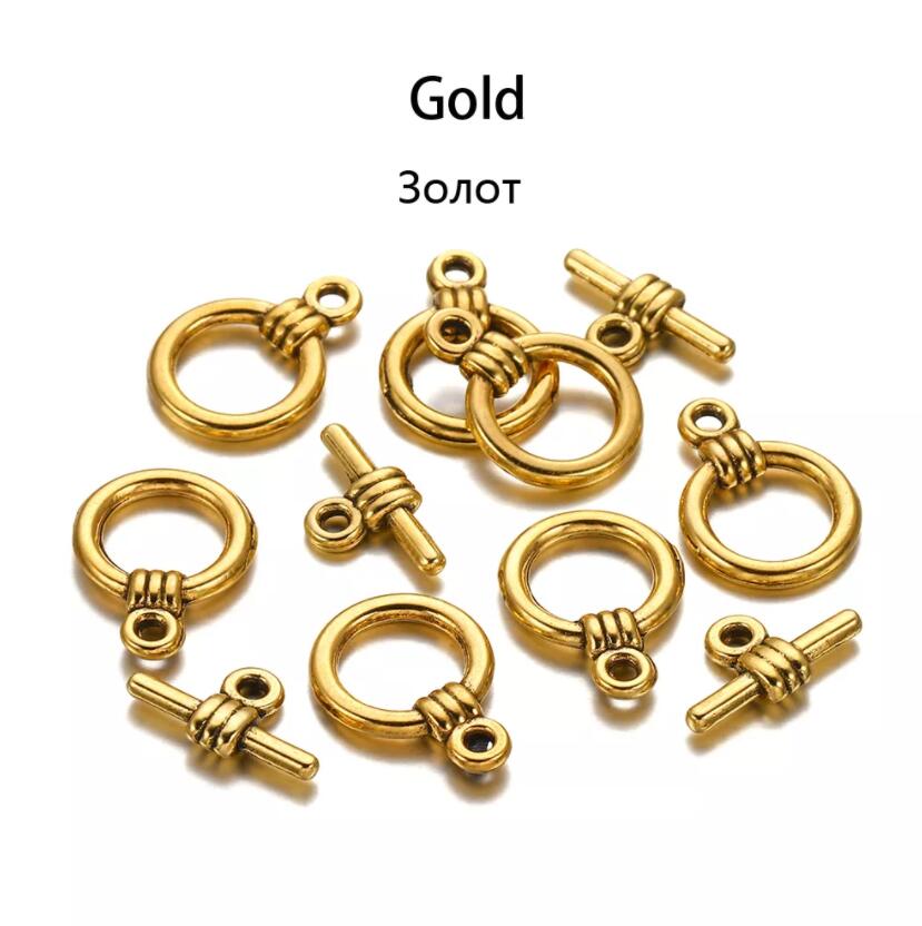 10/20 компл. разноцветных круговых застежек OT, крючки, соединители для изготовления ювелирных изделий своими руками, аксессуары, принадлежности для браслета