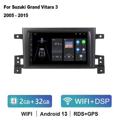 Для Suzuki Grand Vitara 3 2005-2015 Автомобильный Радио Мультимедийный Видеоплеер Навигация GPS Android Нет 2din 2 din DVD