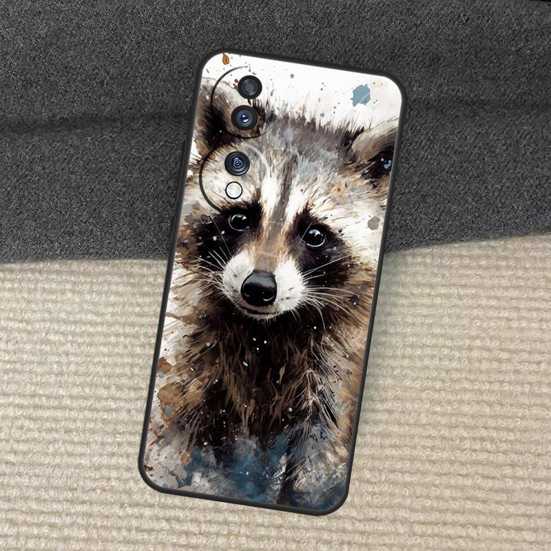 Raccoon Animal Case For Honor Magic 7 5 6 Pro Honor 200 Pro 50 70 90 Lite X8b X9a X8a X8 X9 X9c X9b Cover