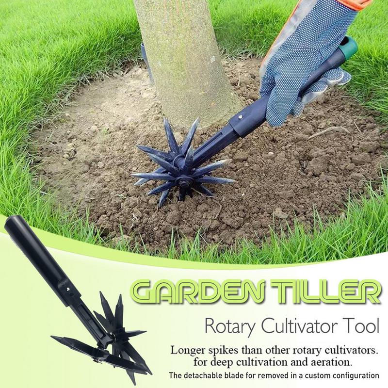 Роторный культиватор, садовый рыхлитель газона, регулируемый садовый роторный культиватор и ручной садовый культиватор, инструмент для вспашки почвы