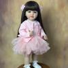 55cm 22inch Reborn Baby Girl Can Stand, Lifelike Full Soft Silicone Body Doll Newborn Princess Toddler Bebe Lovely Birthday Gift