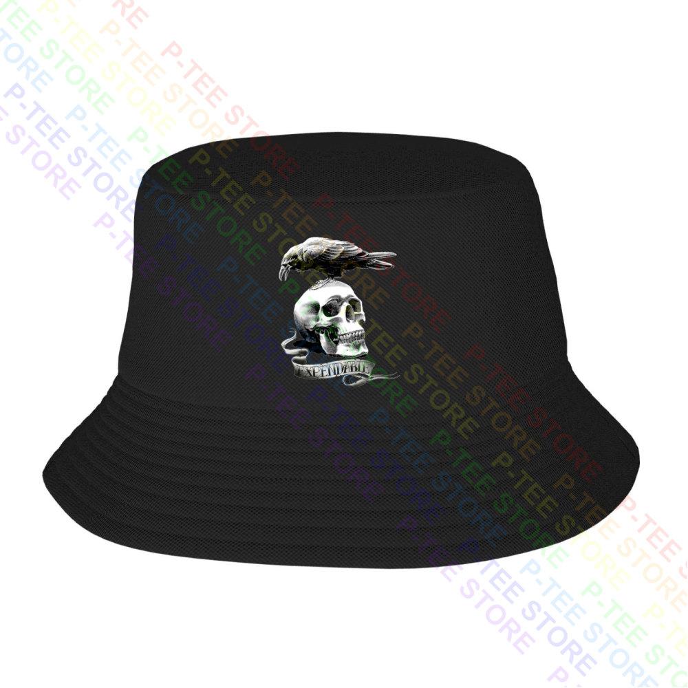 Кепка-бейсболка Snapback с изображением Черепа Ворона из фильма «Неудержимые» Вязаная панама