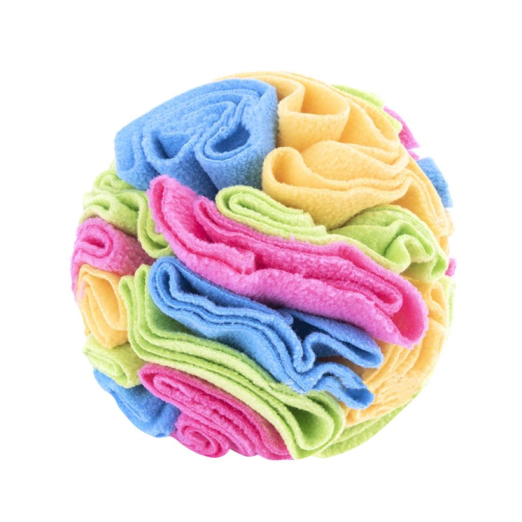 Внутренний рулон, обнюхивающий мяч, для домашних собак, кошек, разведывательная обучающая игрушка, забавный резиновый шарик для домашних животных