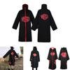 High-quality Naruto Akatsuki Uchiha Itachi Cosplay Costume Robe Cloak Ideal For Events