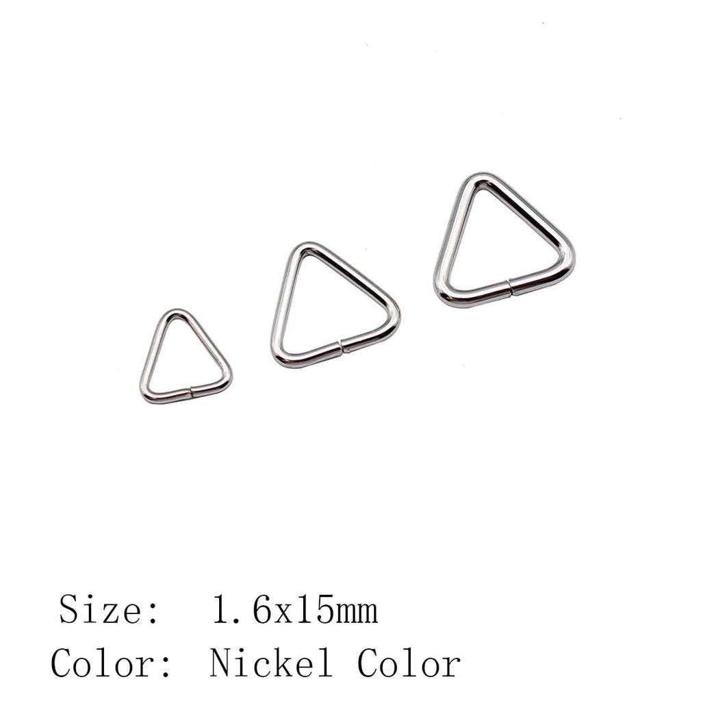 Рождественские украшения Ювелирная фурнитура и компоненты Закрытая треугольная пряжка Треугольное кольцо Крючок Аксессуары Детали Фурнитура