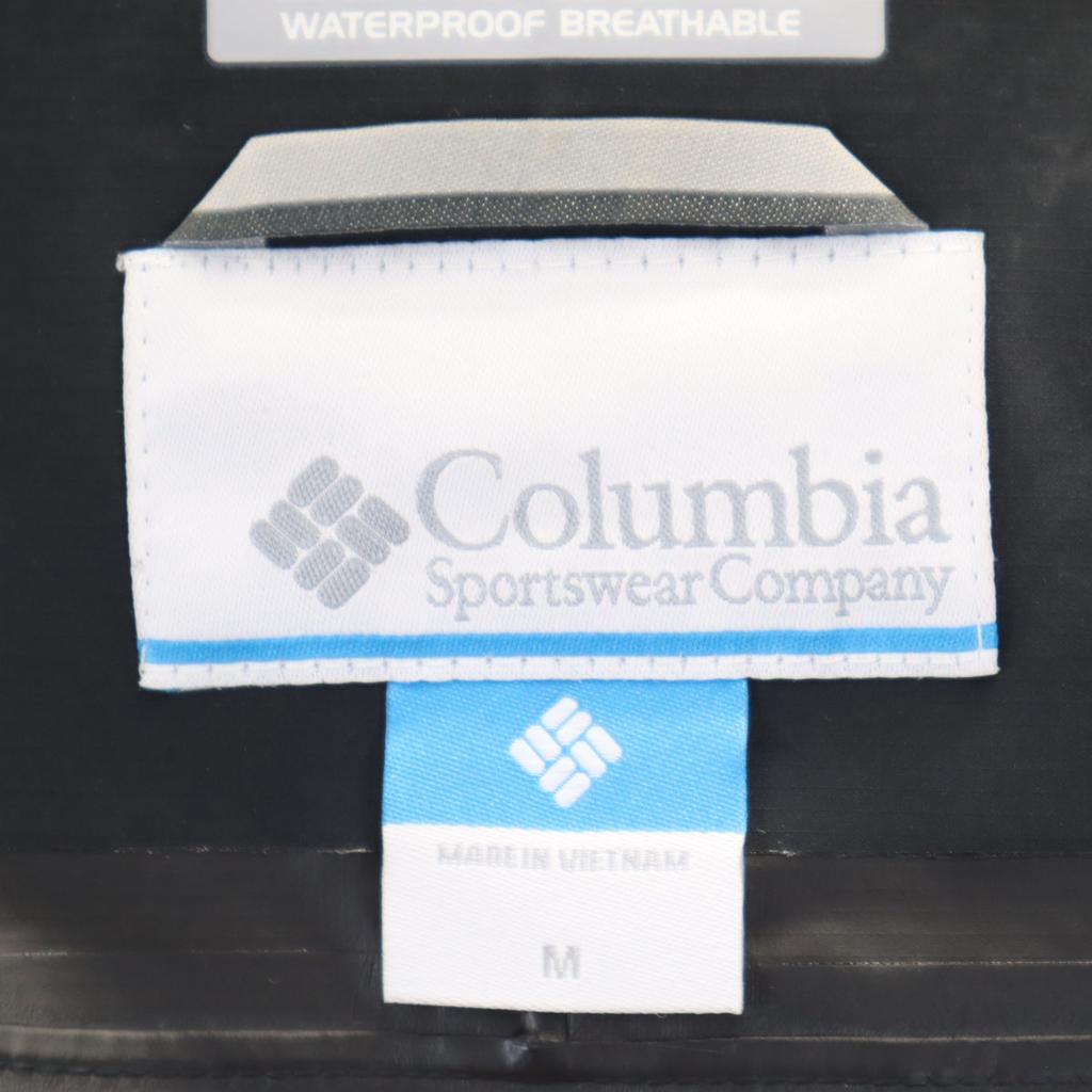 Columbia Нейлоновая куртка M Черная Водонепроницаемая Для улицы Женская Б/У