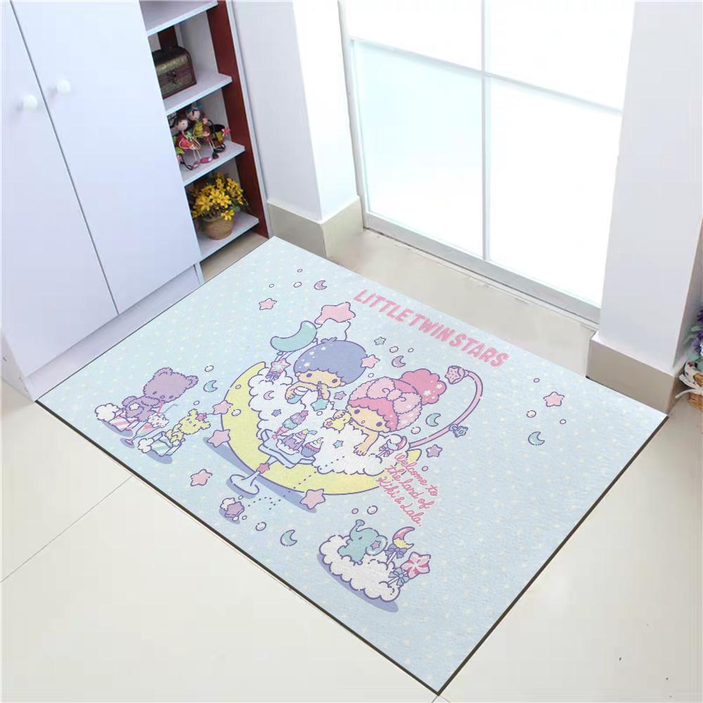 Коврики для прихожей Little Twin Stars Ковер для входа Коврик для входной двери Ковры для гостиной Домашний кухонный коврик Коврики для входной двери Ковер для спальни Коврик для ног