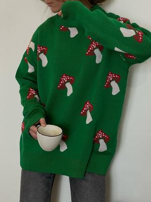 Однотонный женский кардиган осень-зима с V-образным вырезом, однобортный вязаный свитер, тонкий универсальный топ с длинными рукавами и карманами