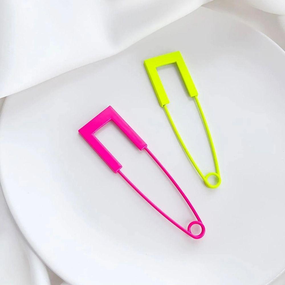 Korean Style Fluorescent Pin Clothing Accessories Sweater Pants Pin Corsage Brooch  Women