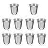 10x Чашек Святого Грааля, центральная часть для питья, нержавеющая сталь, ритуальная церемония для западных церквей