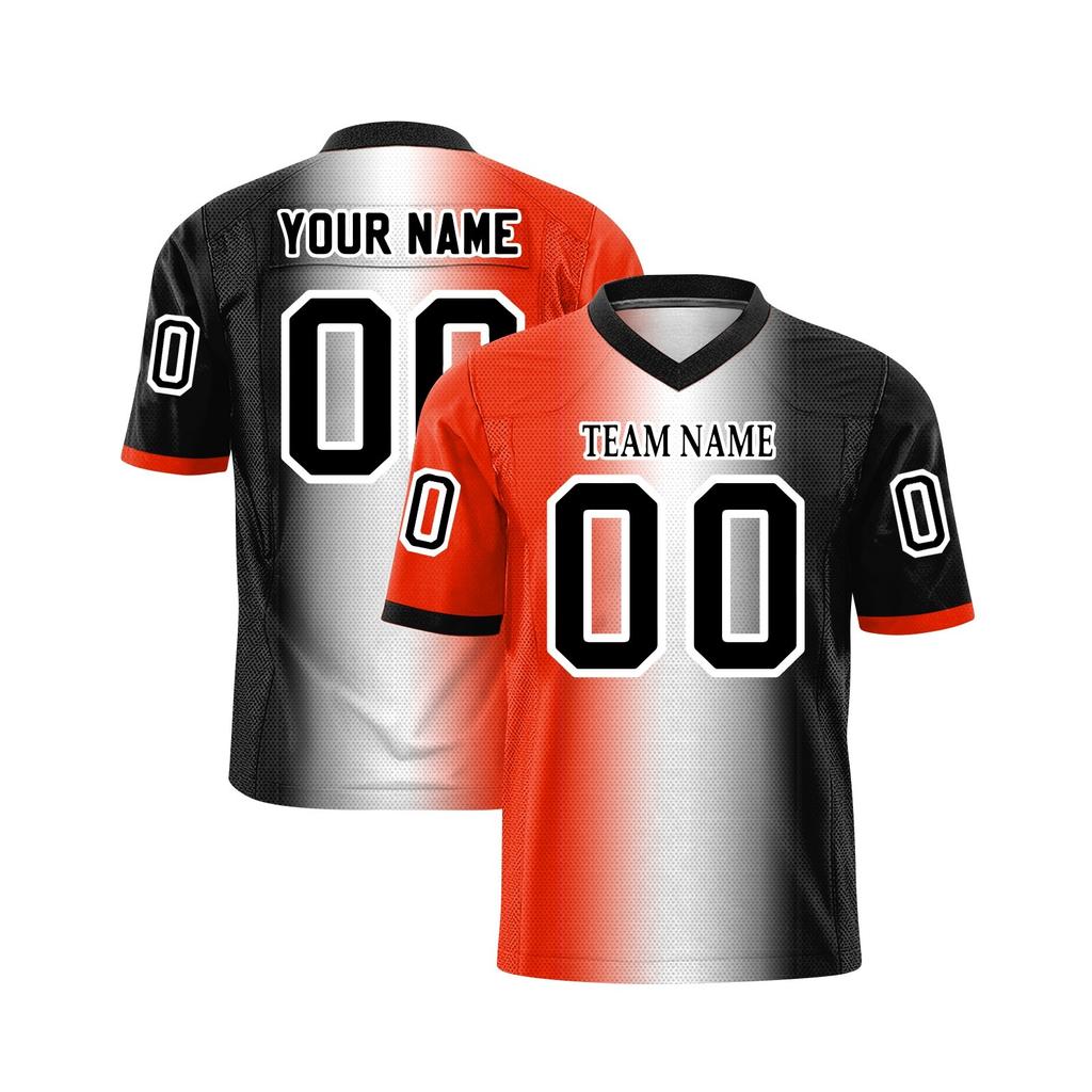 Custom Football Jerseys Personalized Printed Team Name & Number Sports Uniform For Men Women Youth