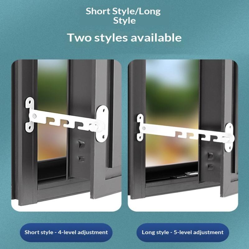 1 шт. Регулируемый ограничитель положения окна, защелка, ветрозащитный упор, стопор для поворотно-откидной створки, блокирующий замок.