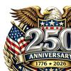 Наклейка Флаг США к 250-летию Патриотическая 1776-2026 250 Лет Америка Автомобильный Декаль Независимость