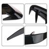 2Pcs Universal Car Rear Bumper Lip Spoiler Air Vent Outlet Cover Trim