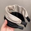 Knot Headband For Women Girls Solid Color Satin Hairband Versatile Hair Hoop Exquisite Hair Accessories Gifts