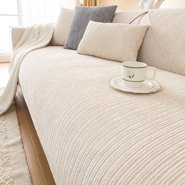 Скандинавский чехол для дивана из синели для гостиной, нескользящая толстая подушка для дивана, кресло, коврик для сиденья, угловой диван, полотенце