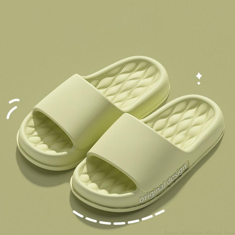 2023 Trend New Summer Men Slippers Eva Soft Bottom Cloud Slides Light Beach Shoes Male Indoor Outdoor Sandals Thick Sole Slides