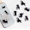 45pcs Vintage Scrapbook Stickers Waterproof Decorative Stickers Black Cat Stickers  Scrapbooking