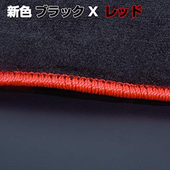 Luggage Floor Mats for Toyota Every Clipper Town and Scrum Checkered Black and Red Wagon, DA17, NV100, Rio, Box, Wagon. (black).